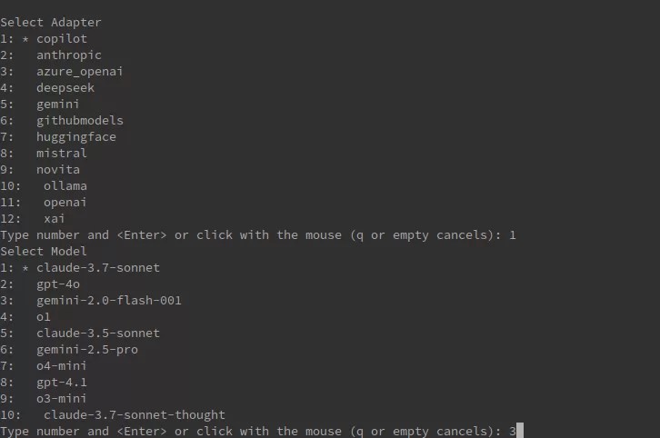 code-companion-nvim-select-model