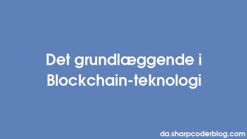 Menyelami Lebih Dalam Teknologi Blockchain Sharp Coder Blog - Download Premium Vintage Wallpaper | 4K