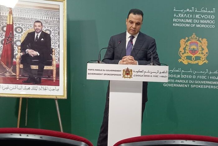 مصطفى بايتاس الوزير المنتدب لدى رئيس الحكومة المكلف بالعلاقات مع البرلمان الناطق الرسمي باسم الحكومة