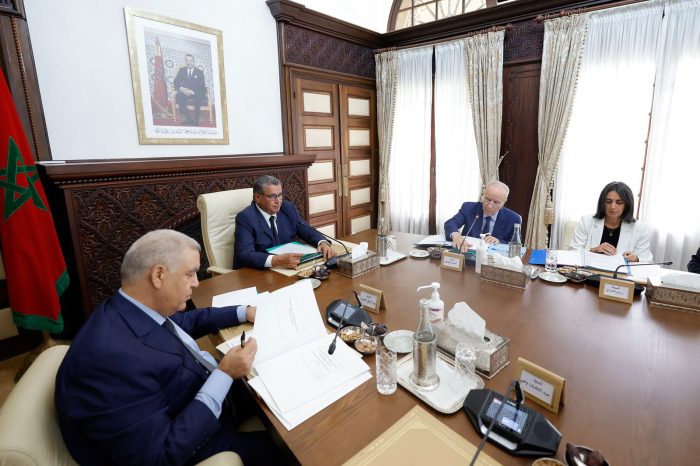 من اجتماع مجلس الحكومة برئاسة عزيز أخنوش الاثنين 24 يوليوز 2023