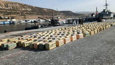 ضبط قارب للصيد، وإحباط محاولة للتهريب الدولي لشحنة كبيرة من المخدرات، ناهزت عشرة أطنان و542 كيلوغرام من مخدر الشيرا