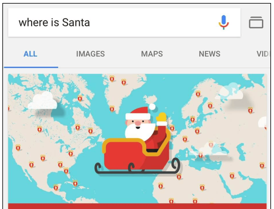 Santa Map Musings On Maps Where Is Santa 