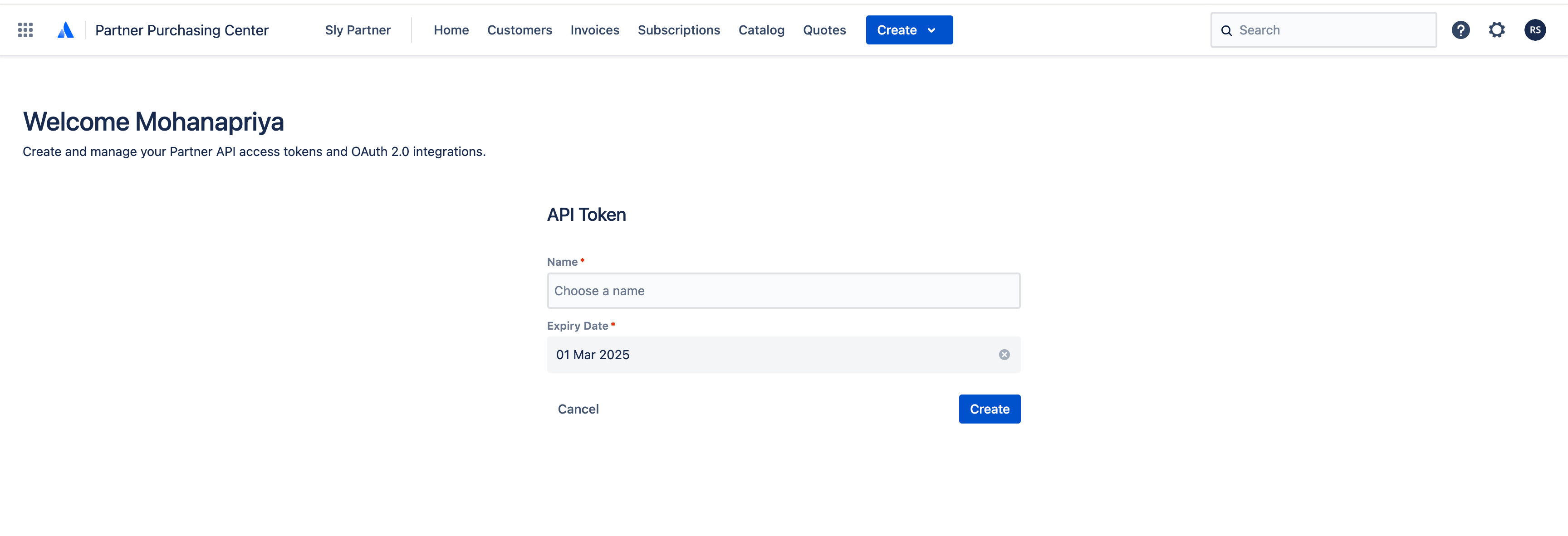 Creating An Api Token
