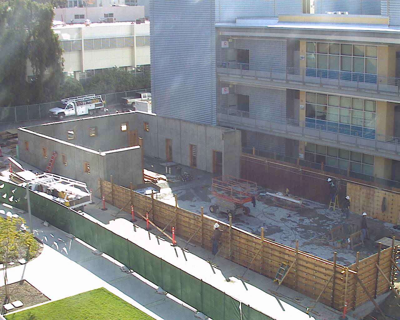 Forming the low walls