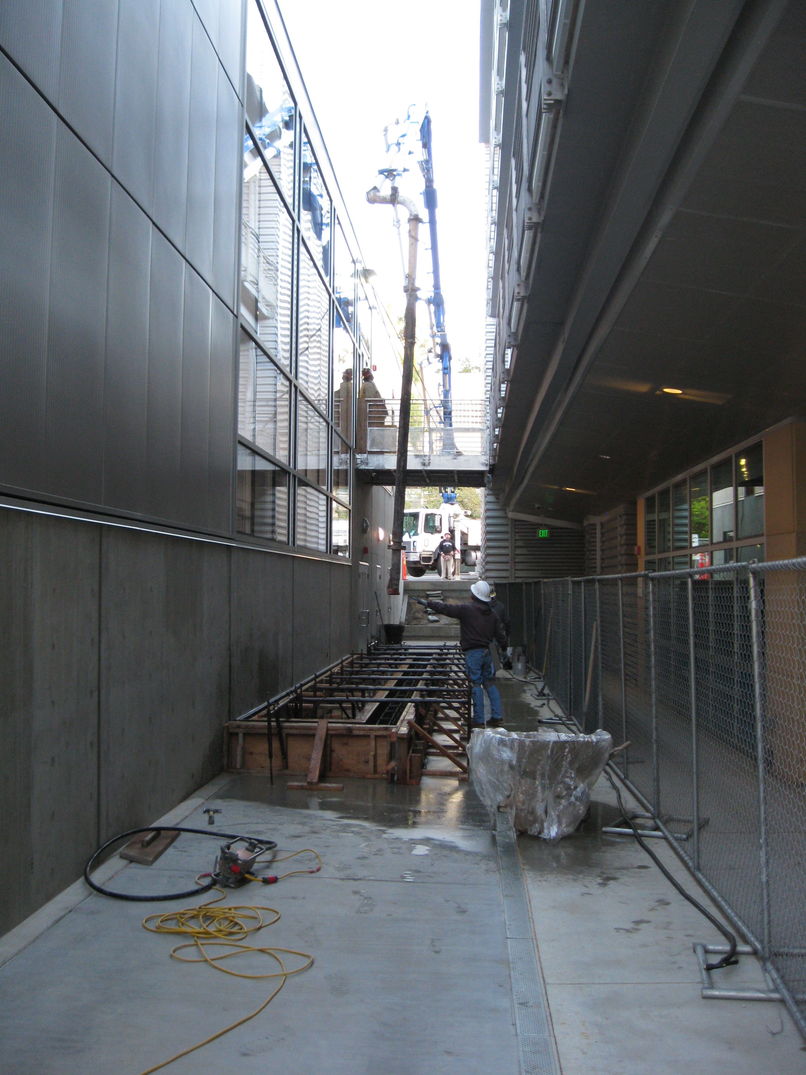 Sitework in a tight spot