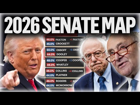 The 2026 Senate Map Based On The LATEST Poll In EVERY State DADDDs Hqdefault 51 