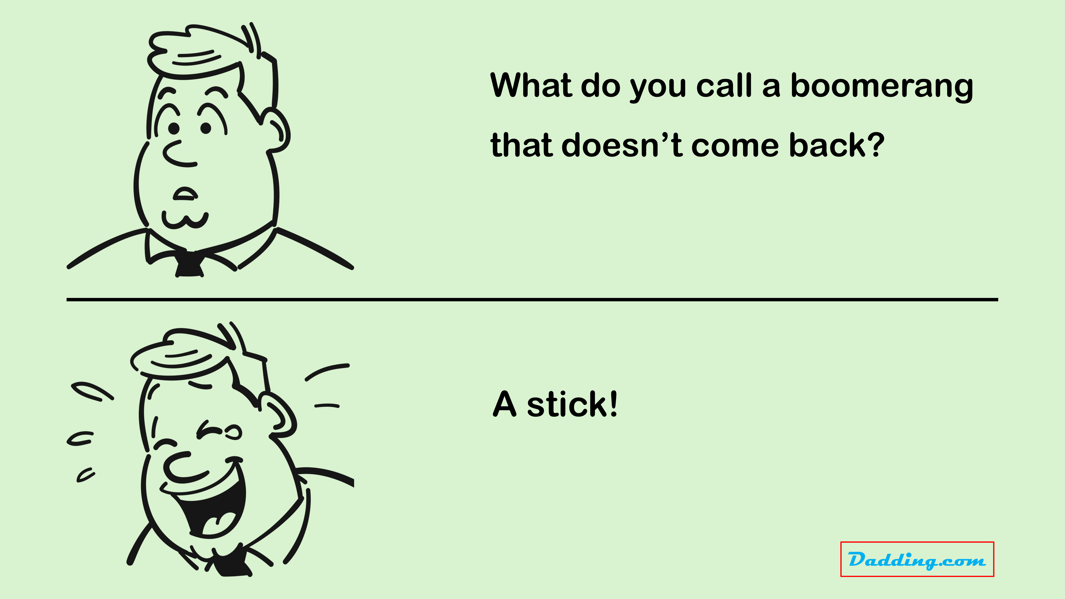 What do you call a boomerang that doesn't come back?