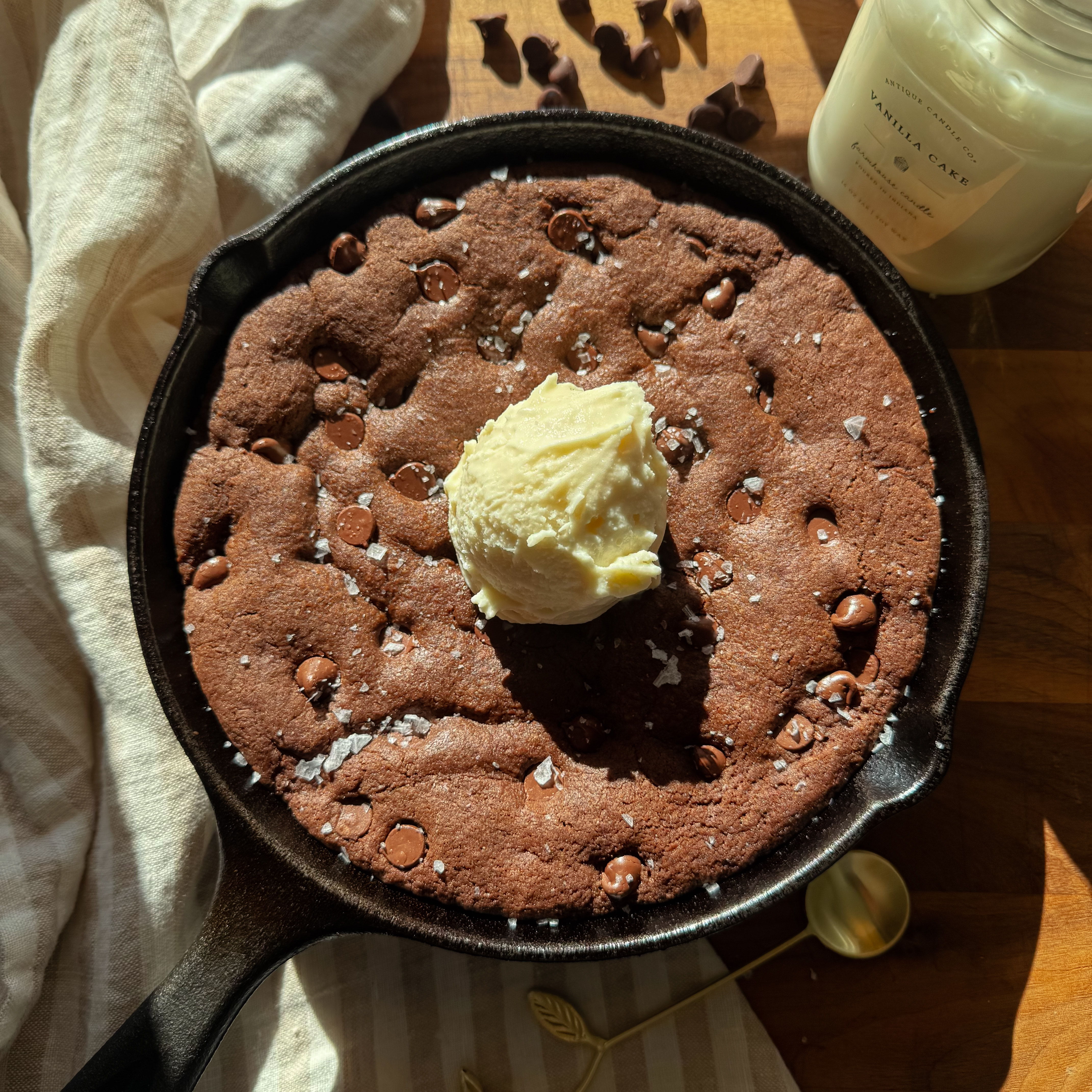 Double Chocolate Cookie Skillet