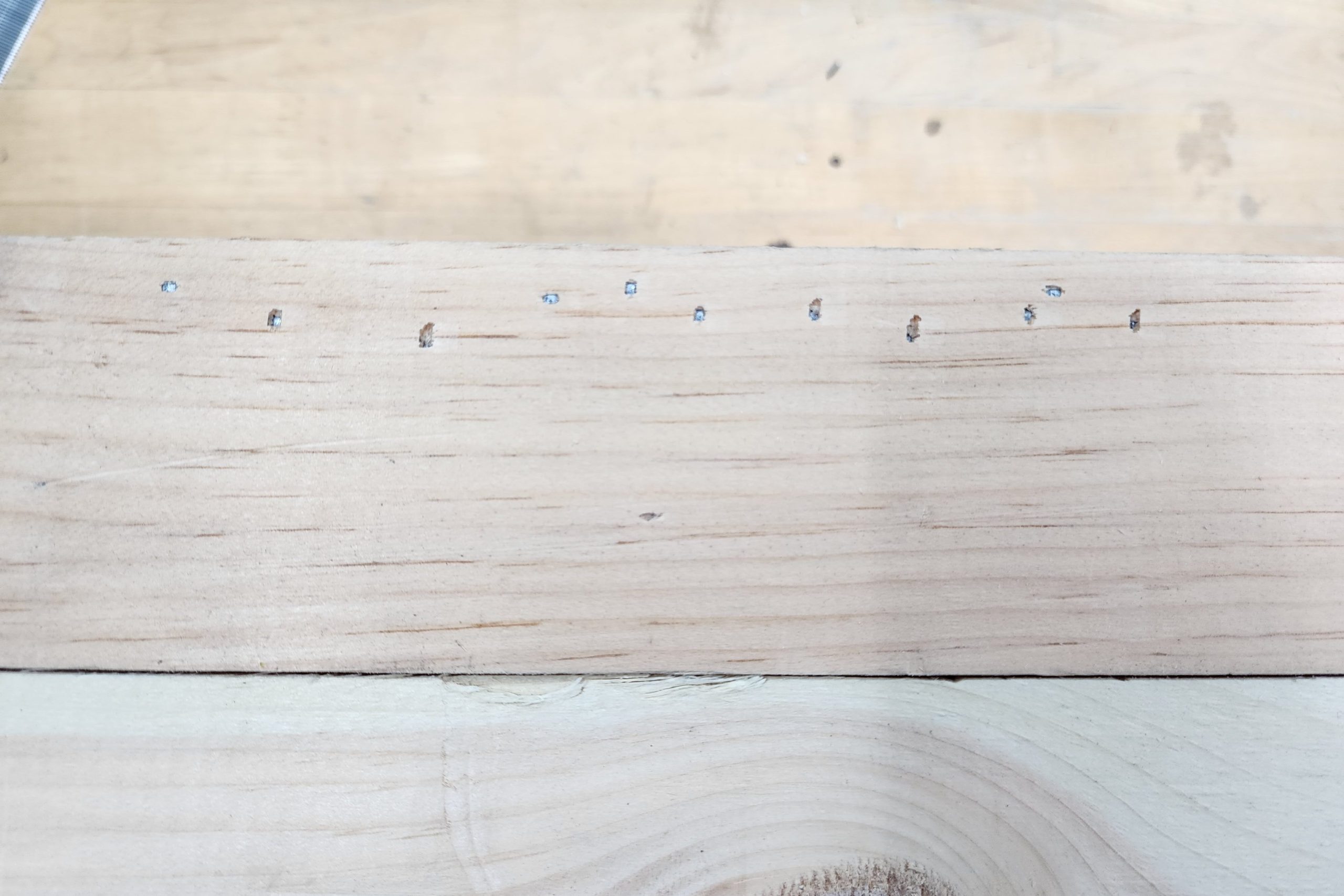 nails in wood