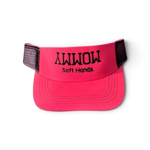 Neon Pink with Black Letters - Visor