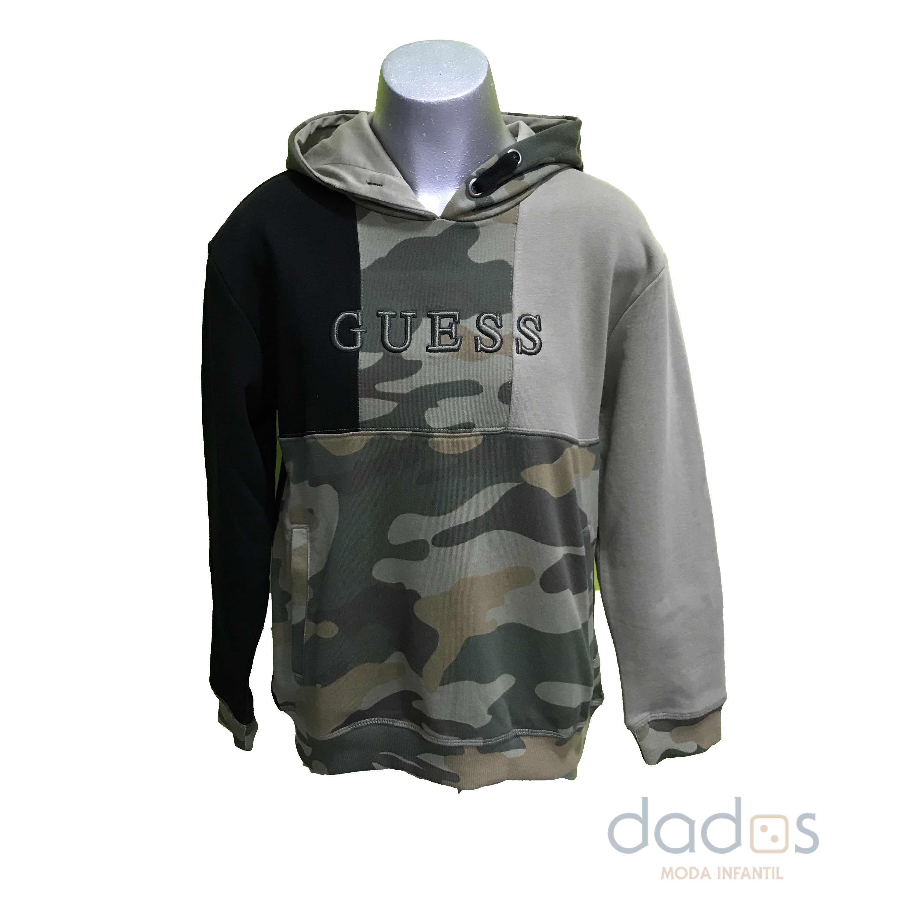 Guess sudadera chico combinada camuflaje - Dados