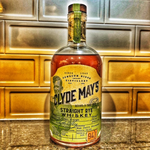 1/2 oz Pour: Clyde Mays Rye