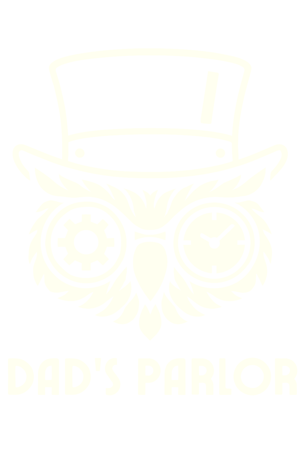 Dad's Parlor Steampunk Owl Logo