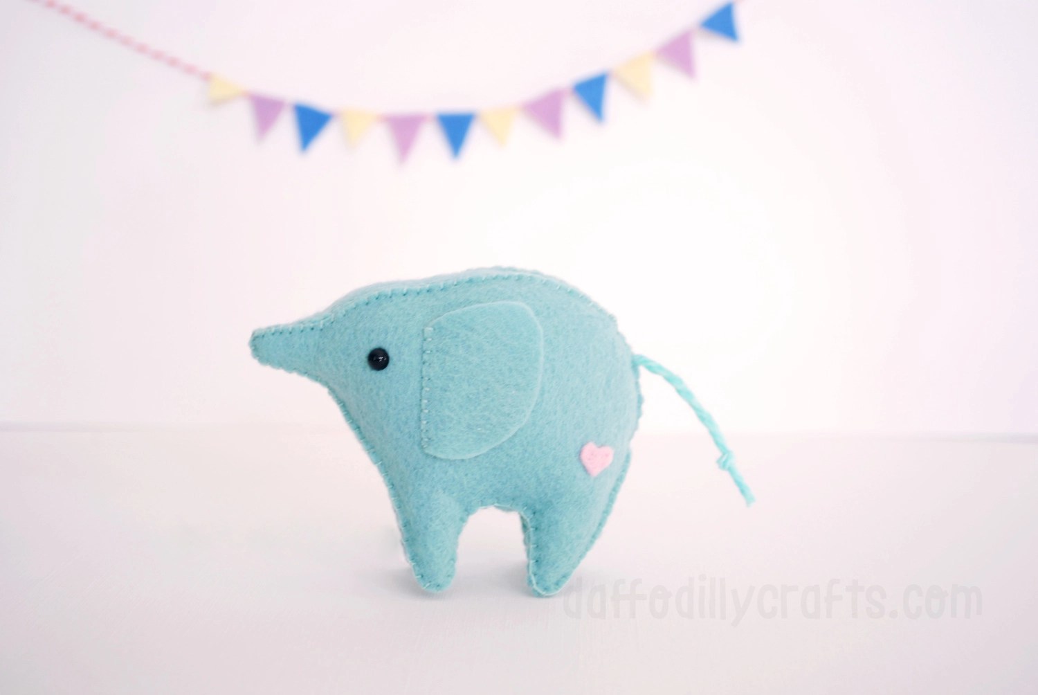 Kawaii Felt Elephant Pattern diy stuffed animals