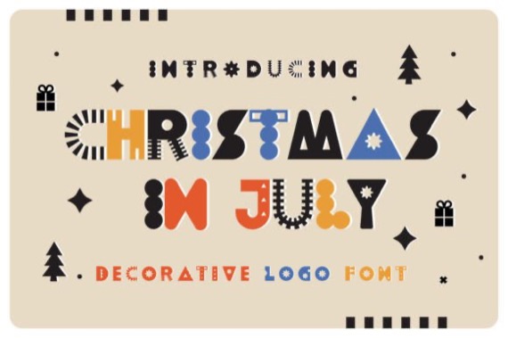 Christmas in July Font