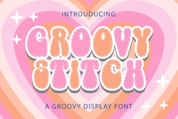 free Groovy Stitch Font