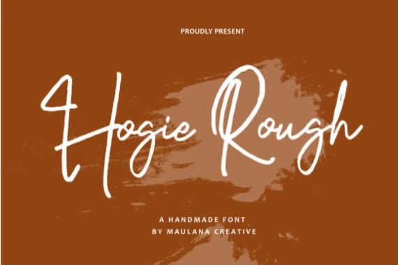 Hogie Rough Font free