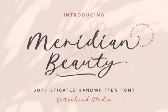 Meridian Beauty Font free