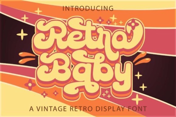 free Retro Baby Font