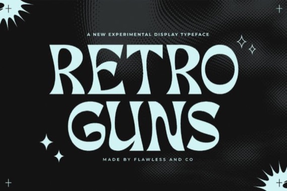 free Retro Guns Font