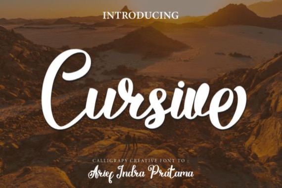 Cursive Font free