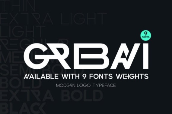 Grebavi Font free
