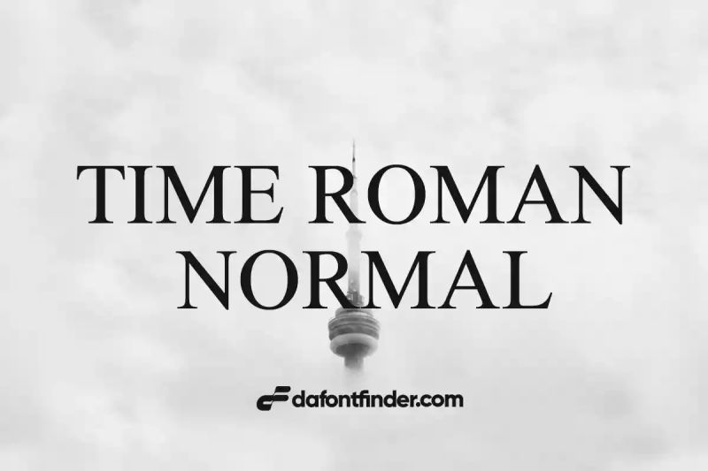 Time Normal Font Fontzone Net - Light Background Collection - 8K Quality