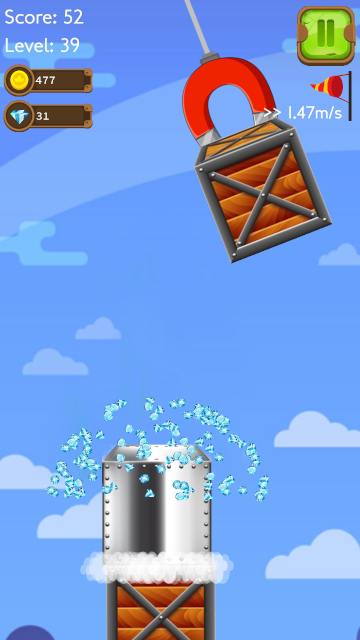 Stack Fall Hit By - Gradient Textures - High Quality 4K Collection