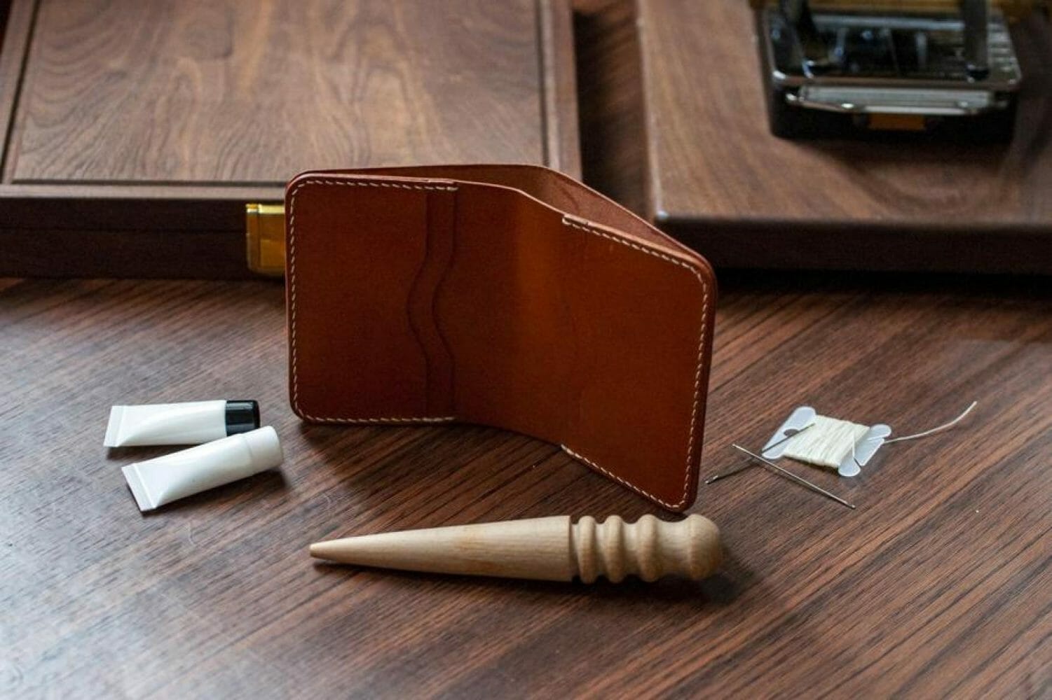 leather wallet