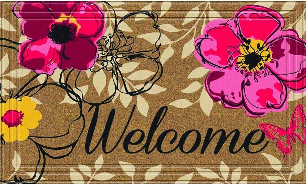 10 Colorful Spring Door Mats Daily Appetite