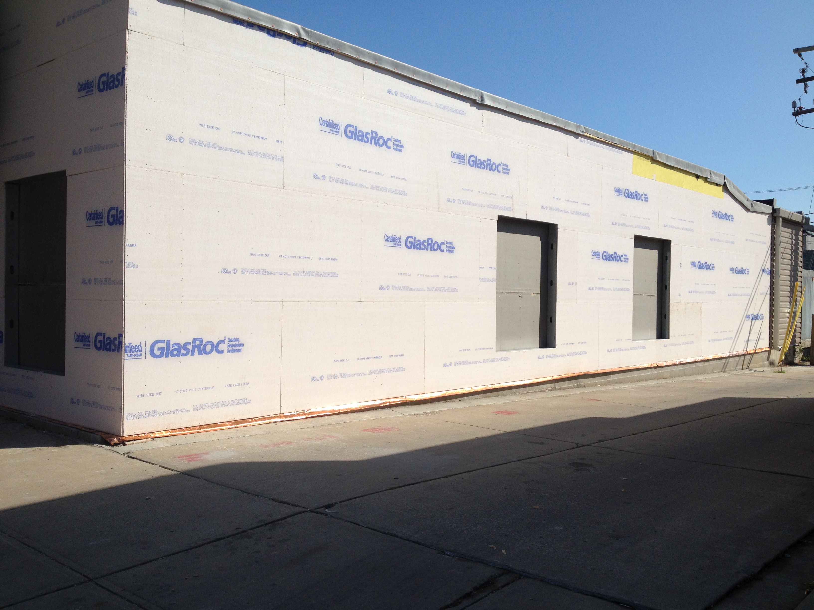 Closing in the patio