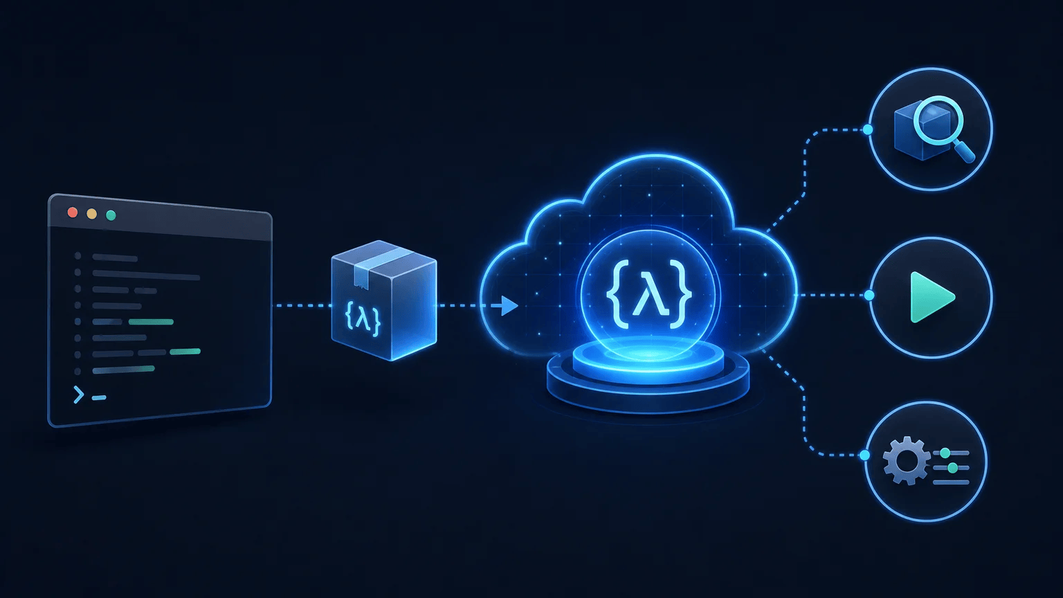 AWS CLI Lambda Commands: Deploy, Invoke, Inspect, and Update Functions Command-line workflow deploying, invoking, inspecting, and updating a serverless cloud function