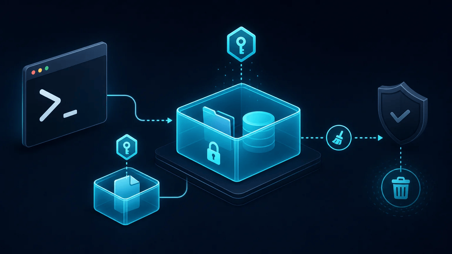 Secure Temporary Files in Bash with mktemp Secure temporary file and directory workflow with automatic cleanup in a Bash script