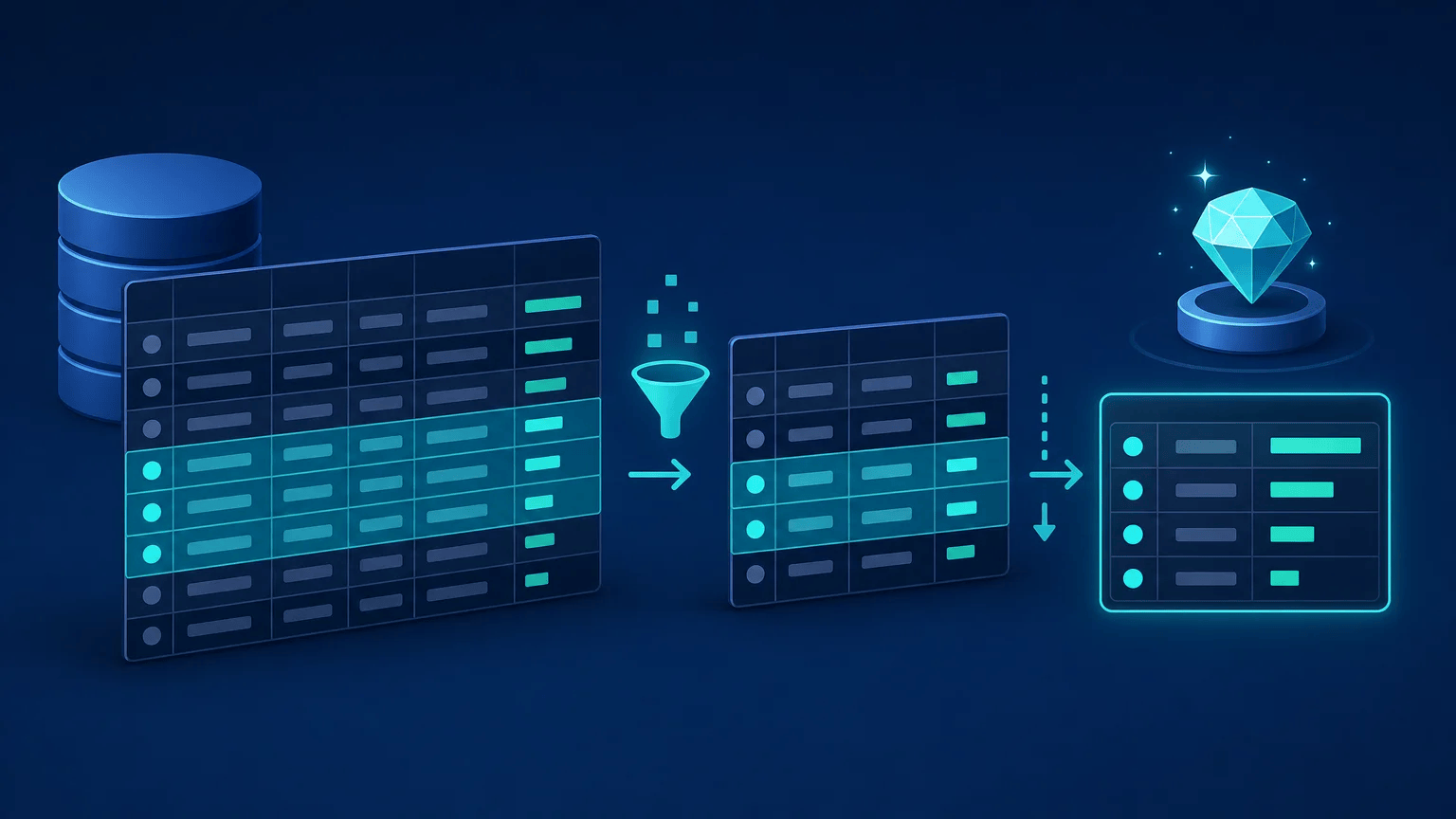How to Sort and Limit SQL Query Results with ORDER BY and LIMIT Database order rows sorted by value and narrowed to the most recent high-value records