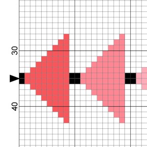 geometric cross stitch pattern decorative