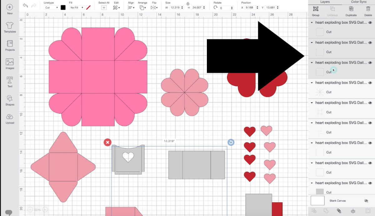Simple Exploding Box Tutorial with Free SVG Cut File - Daily Dose of DIY