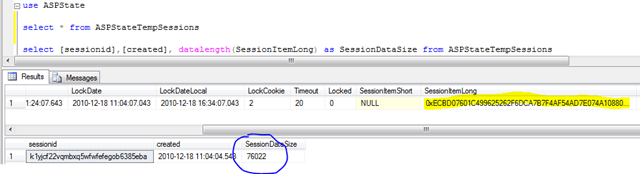 How to calculate Session data size for SQL Server session mode? Daily