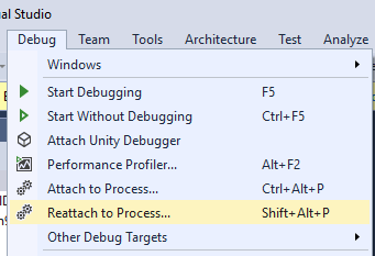Simplified Process Attaching – Reattach to Process in Visual Studio ...
