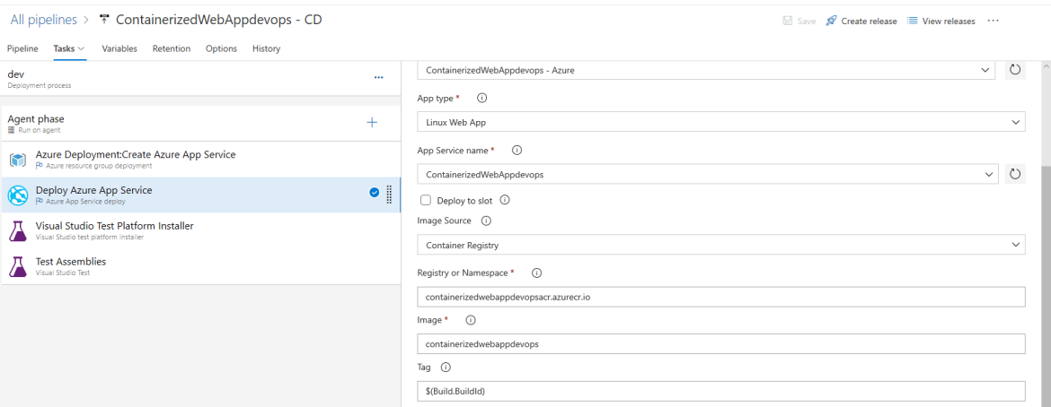 Setting up DevOps for Containerized Web Application using Azure DevOps ...
