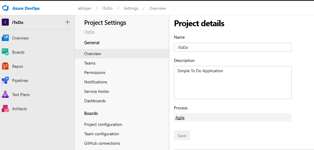 How to change the Azure DevOps Projects Process? Daily Tips