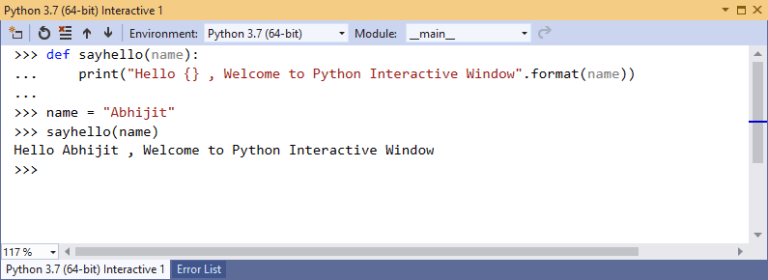 Python Interactive Window in Visual Studio - Daily .NET Tips