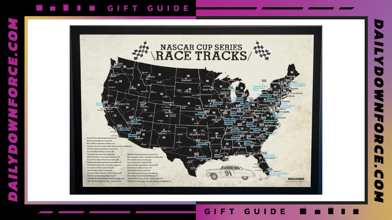 Nascar tracks map