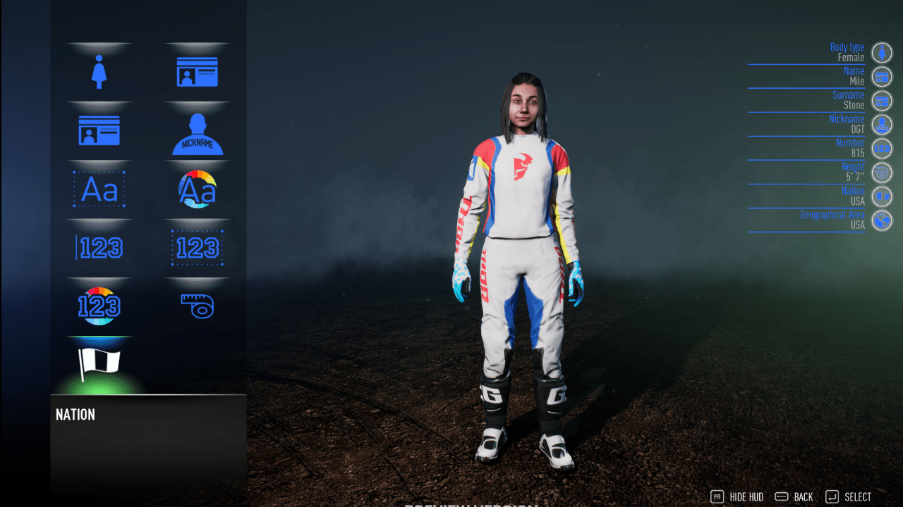 Character creation