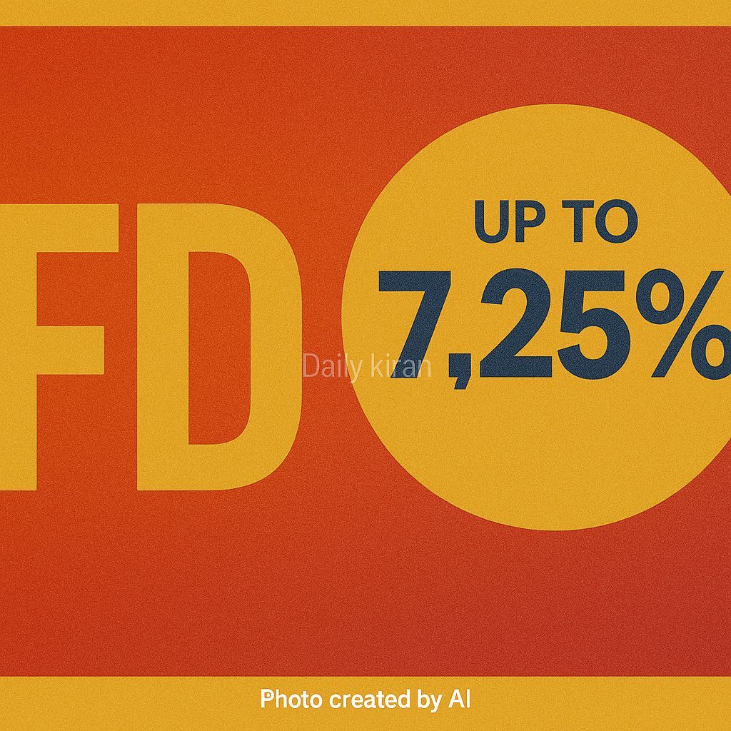 FD Interest Rates Set to Fall: Last Chance to Lock in Up to 7.25% Returns—Here’s What You Should Do