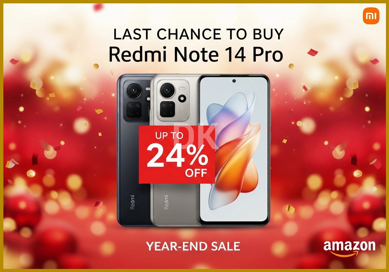 Redmi Note 14 Pro 5G Now Under ₹20,000 in Amazon Year-End Sale