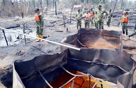 Military destroys 46 illegal refineries, apprehends 28 suspects