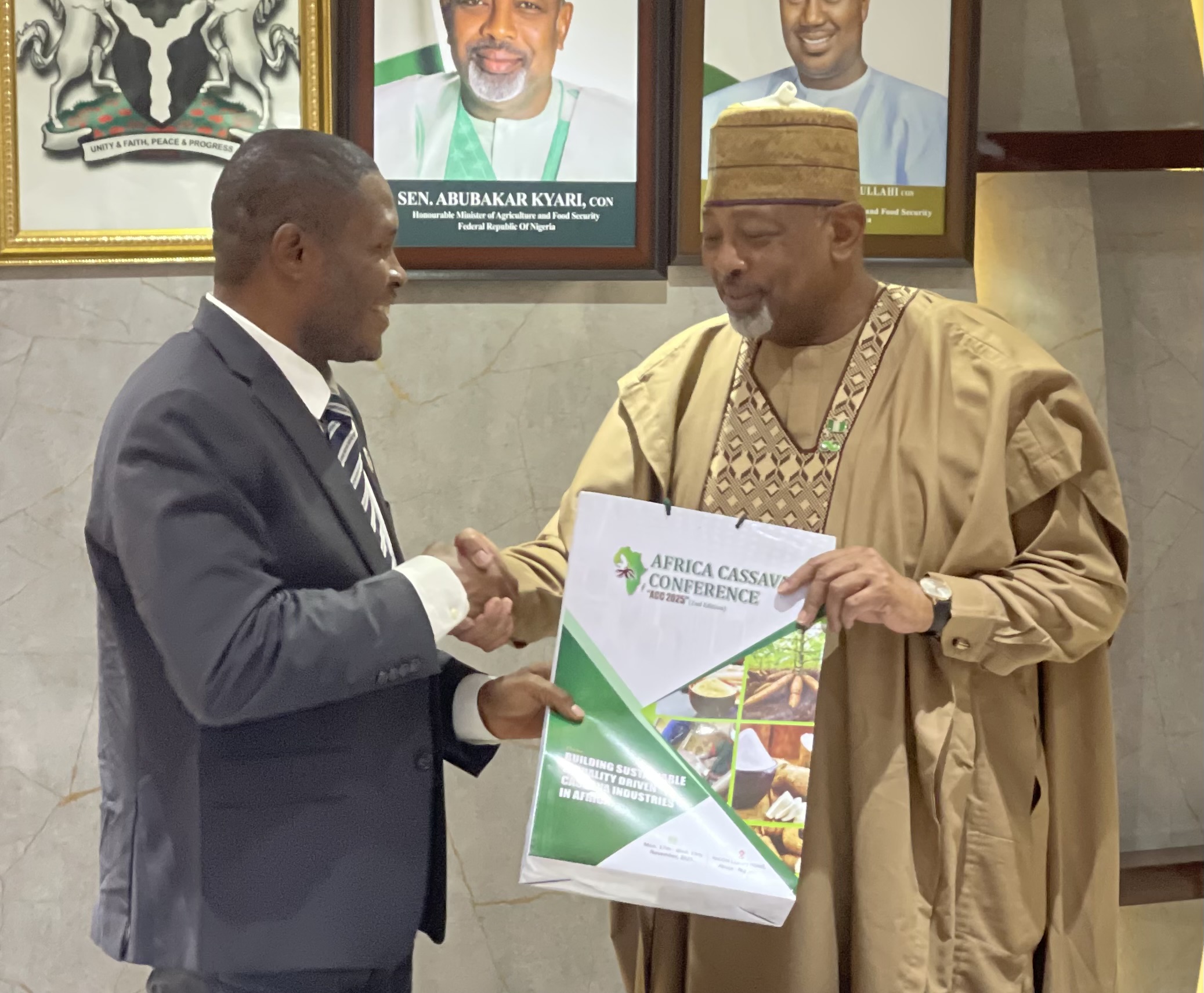 FG, group boosts cassava, ginger, sesame industrialisation