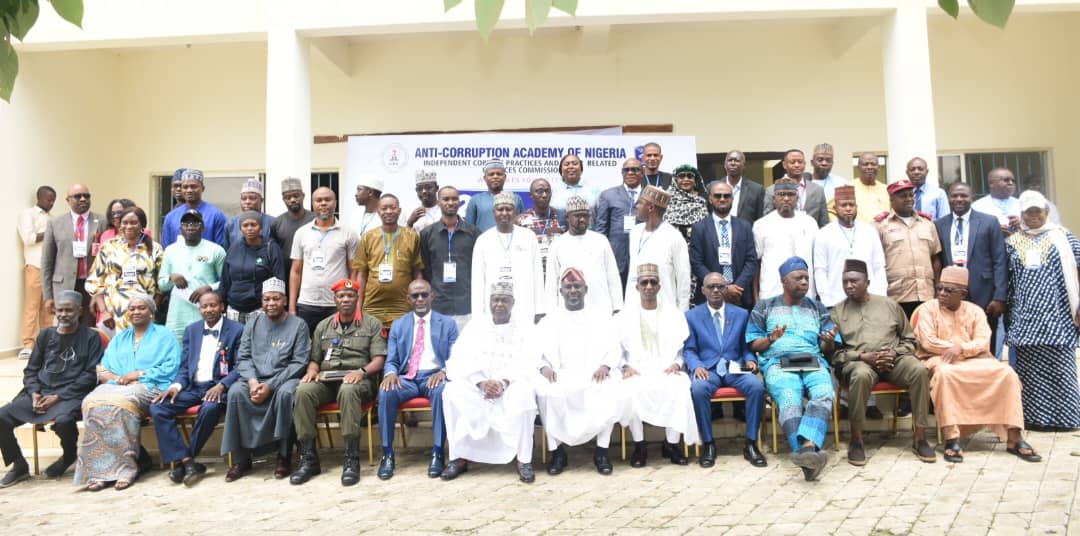 Dignitaries at a three-day International Conference on Anti-Corruption, Transparency and Integrity in Governance at the Anti-Corruption Academy of Nigeria (ACAN) in Keffi, Nasarawa State