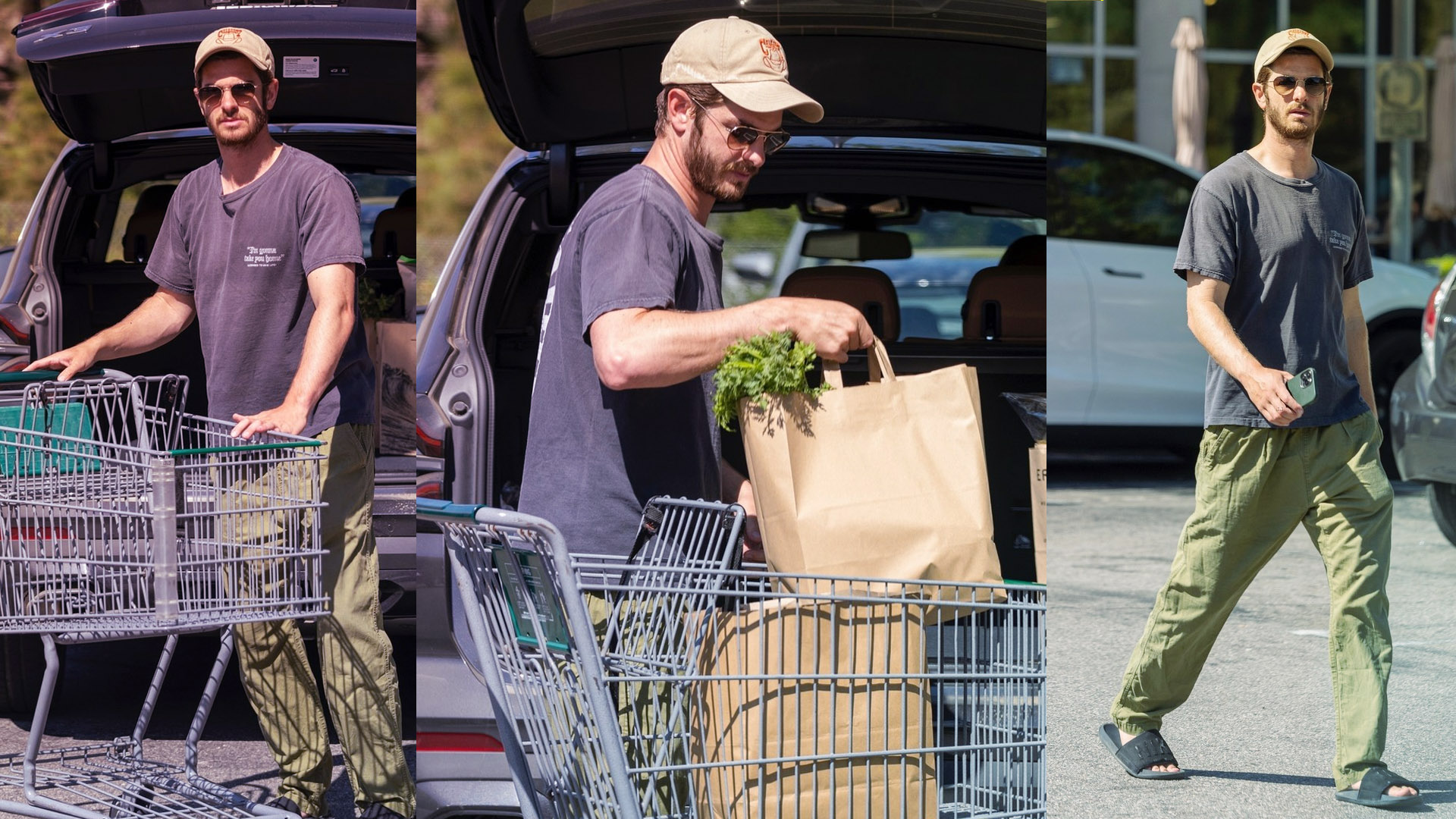 Andrew Garfield Stops by Erewhon Market