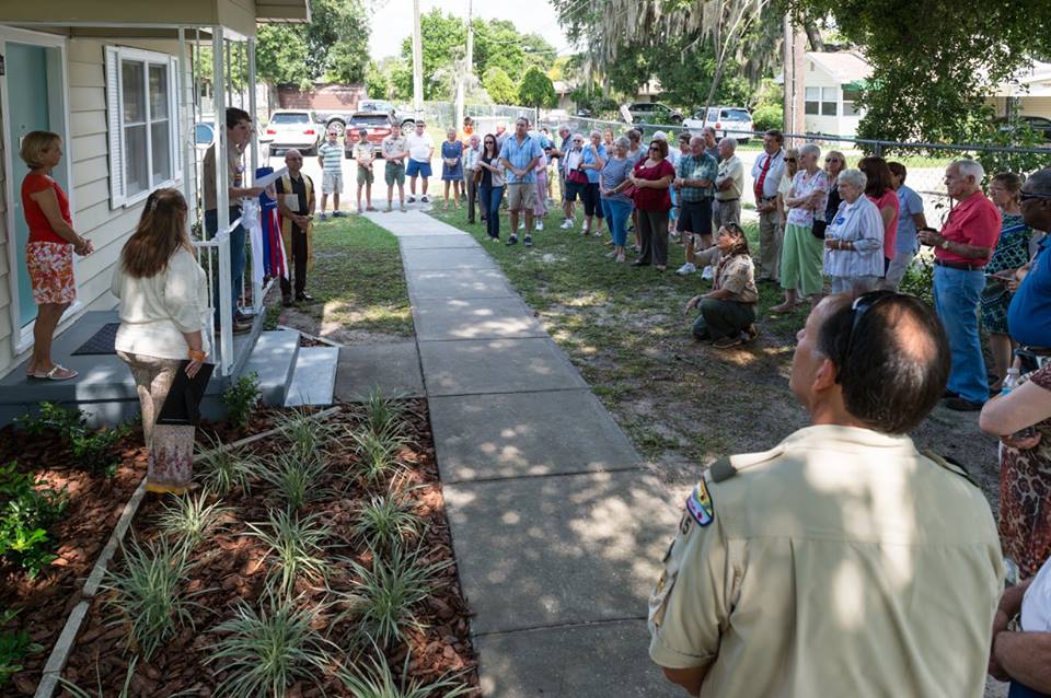 On June 28, over 70 people came to celebrate the grand reopening of the pantry with a ribbon cutting ceremony